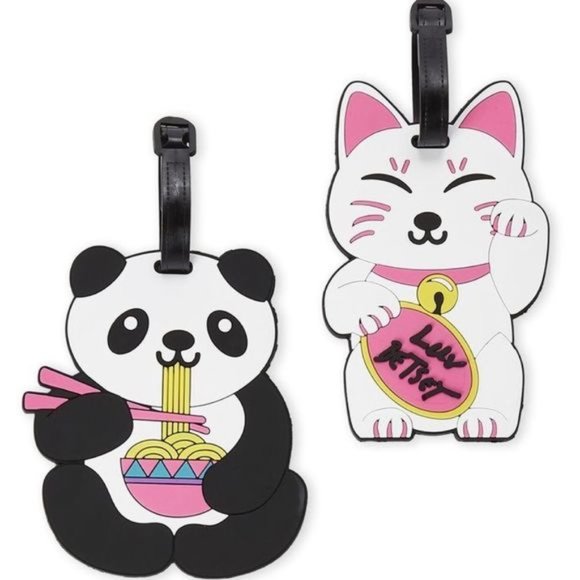 Betsey Johnson Accessories - Betsey Johnson Duo Luggage Tag Set